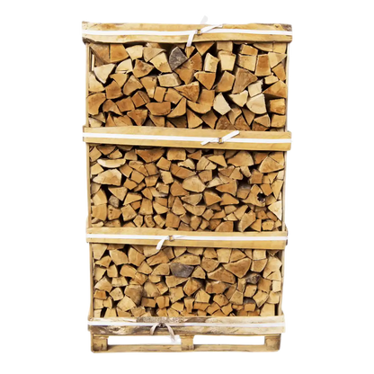 Brennholz Esche 30 cm, auf Palette gestapelt, 3srm – 1000 kg