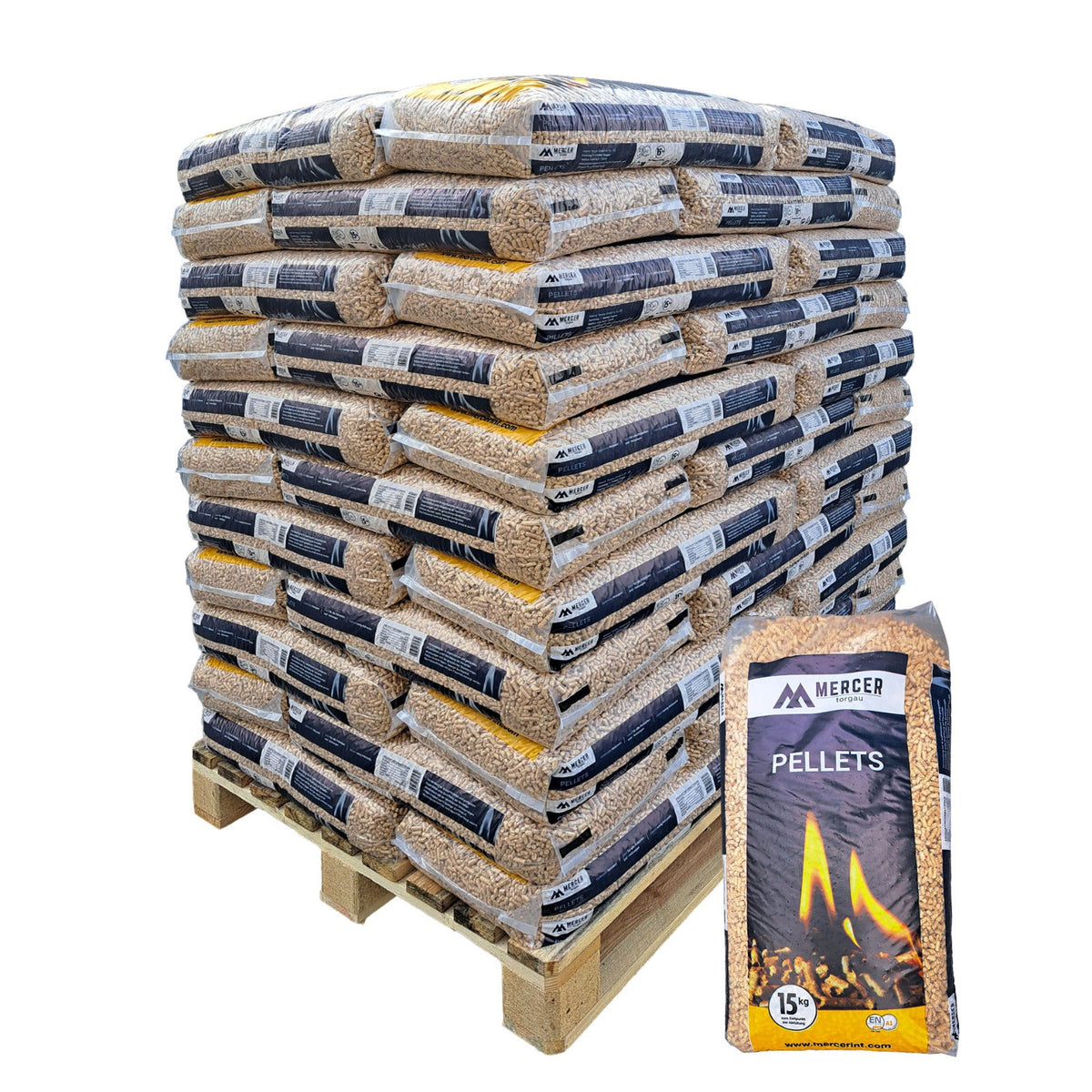 990kg Deutsche Nadelholz-Pellets inkl. Lieferung