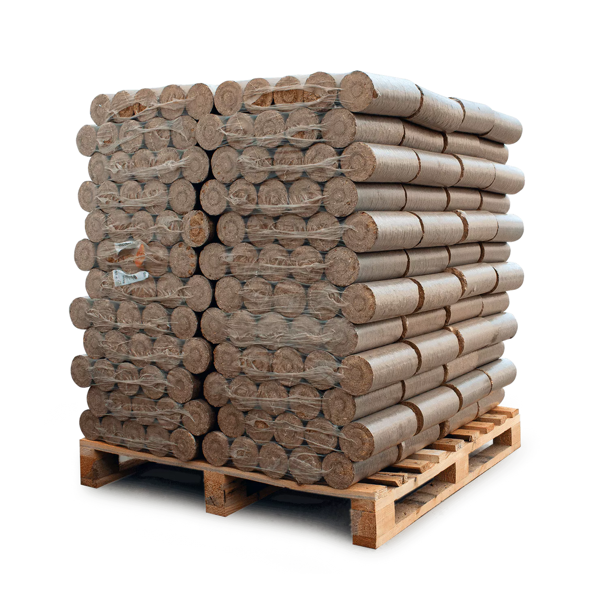 Holzbriketts Nestro XL Red – rund ohne Loch (Palette 960 kg)