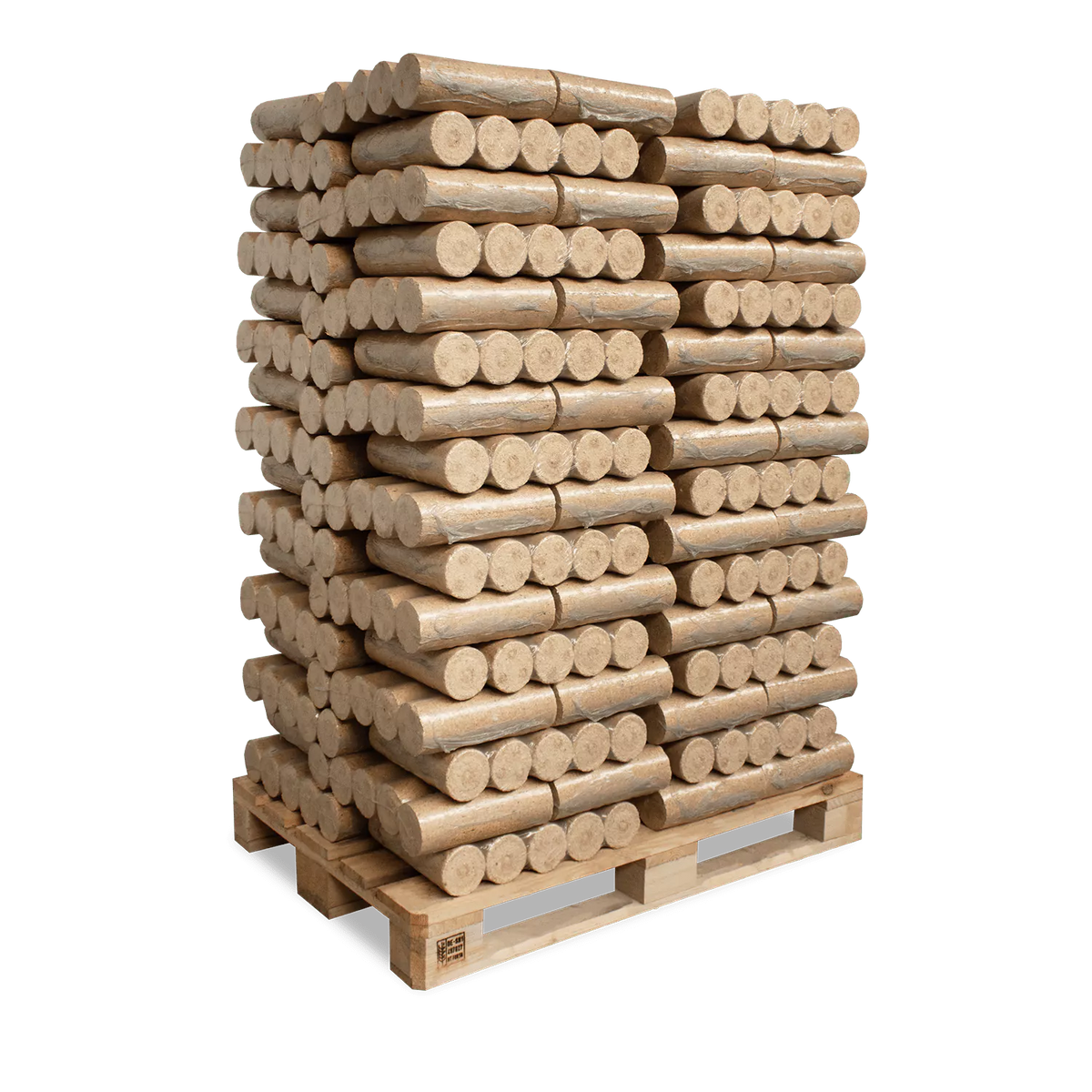 Holzbriketts Nestro XL Blue – rund ohne Loch (Palette 960 kg)