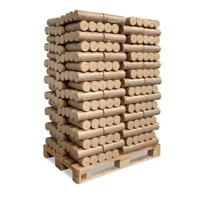 Holzbriketts Nestro XL Blue – rund ohne Loch (Palette 960 kg)