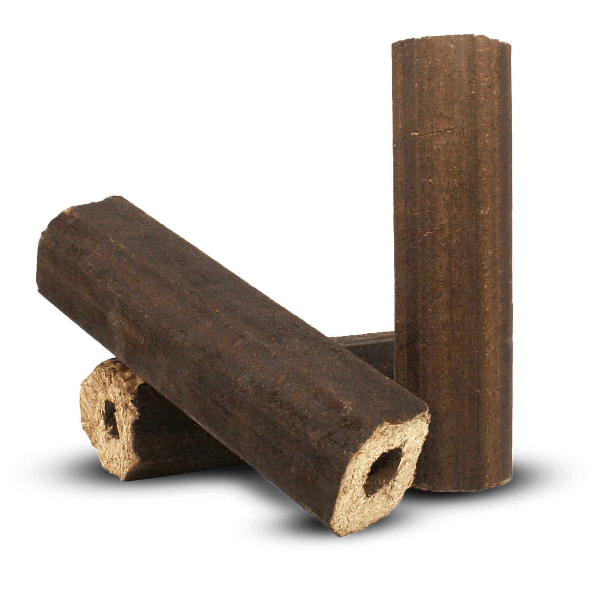 PiniKay Hartholzbriketts Oktagon – mit Zugloch (Palette 960 kg)