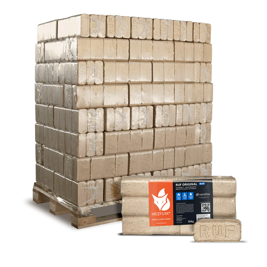 RUF Original Blue Weichholzbriketts – 960 kg Palette