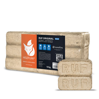 RUF Original Blue Weichholzbriketts – 960 kg Palette