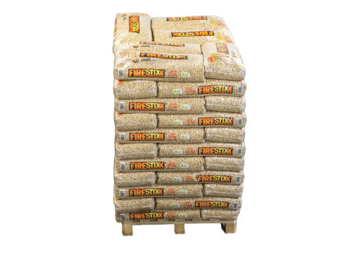 FireStixx Premium Holzpellets – Palette mit 66 Säcken à 15 kg