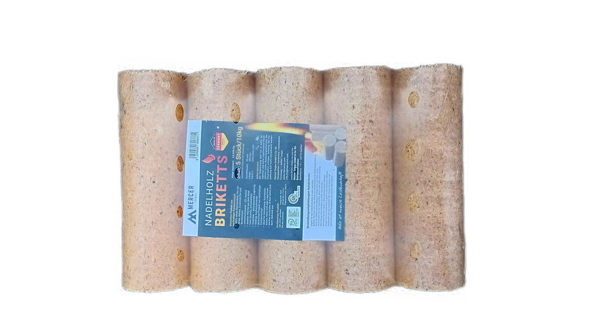 960kg Runde Nadelholz Briketts in 10kg Packungen inkl. Lieferung