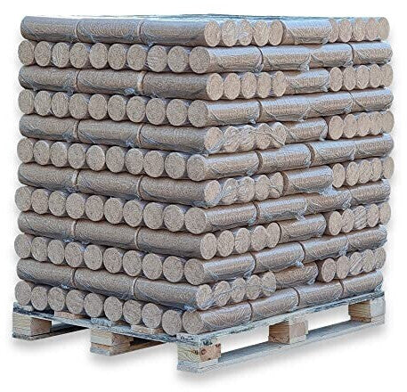 Kienbacher Buche & Eiche Holzbriketts – Nestro mit Zugloch – 96 x 10 kg Palette