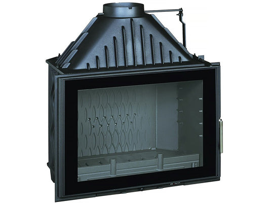 700 Grand Angle Kamin mit Fensterladen – 12 kW