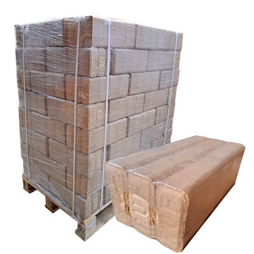 960kg Würfel-Mischholz-Briketts inkl. Lieferung