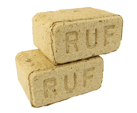 RUF Holzbriketts 960 kg Palette – 96 × 10 kg – DIN EN ISO 17225-3 – „Unser Sparfuchs“