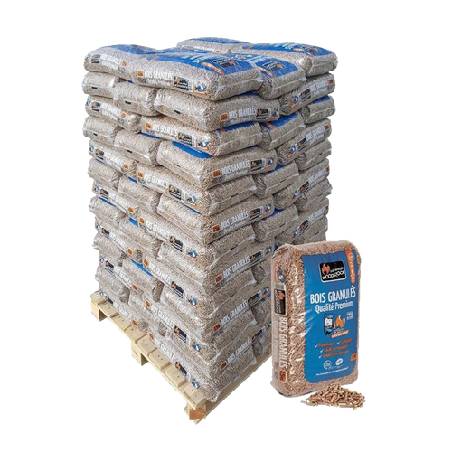 Französische Holzpellets Woodstock® Premium – Palette 1170 kg (78 Säcke)