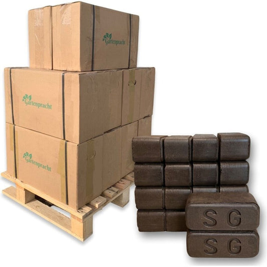 Kudras Halb-Palette Torfbriketts – 300 kg (10 x 30 kg)