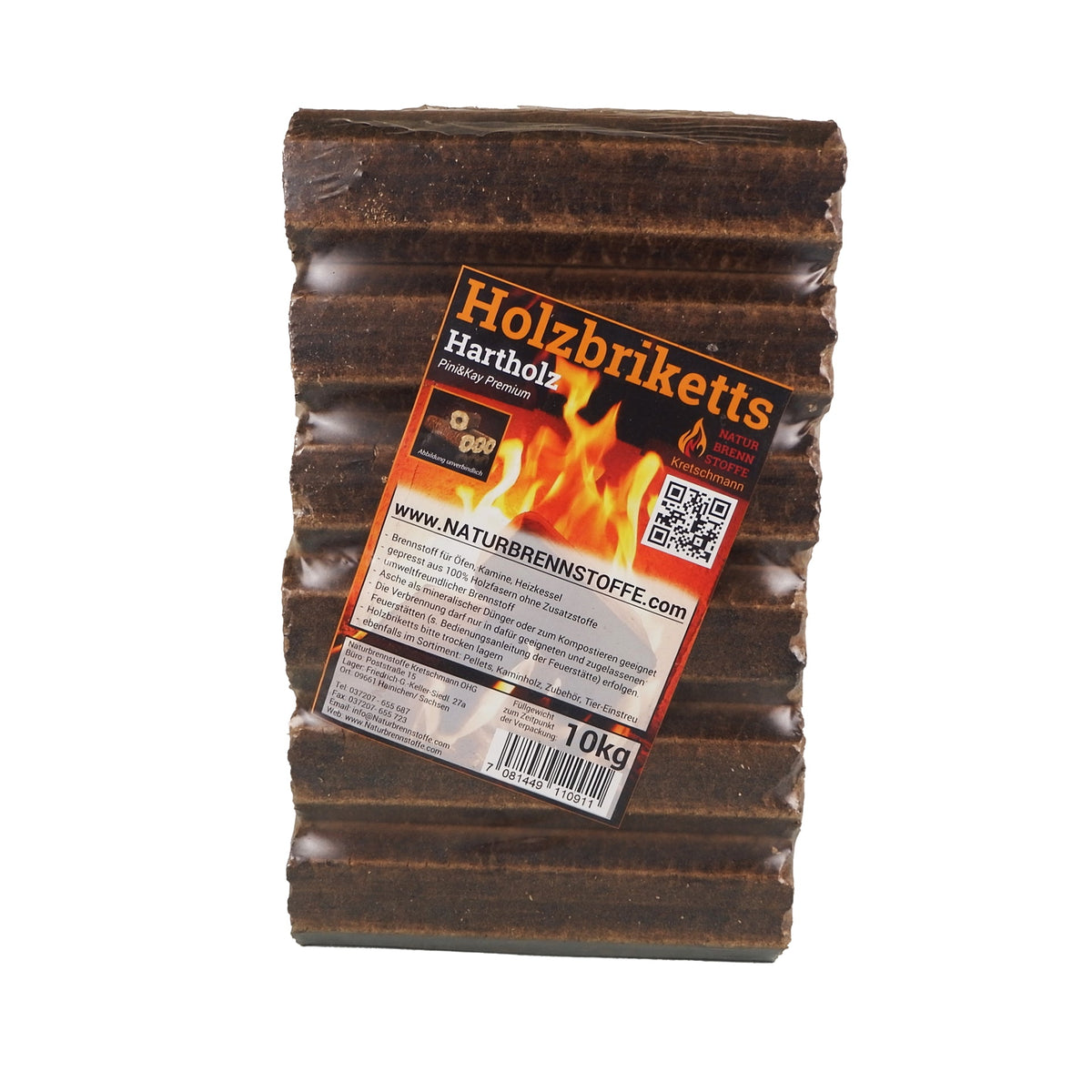 960kg Gluthalter PiniKay Premium 8-eckig inkl. Lieferung