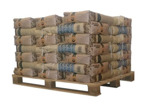 Dachspellets – 1/2 Palette mit 35 x 15-kg-Säcken