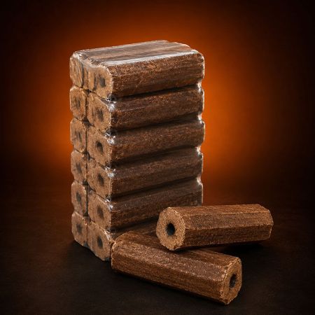Pini Kay Briketts (Import) Palette 96 Säcke x 10 kg (960 kg)