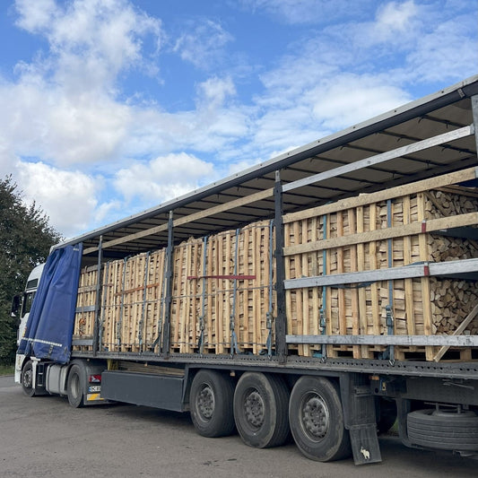 Eiche Brennholz – komplette LKW-Ladung