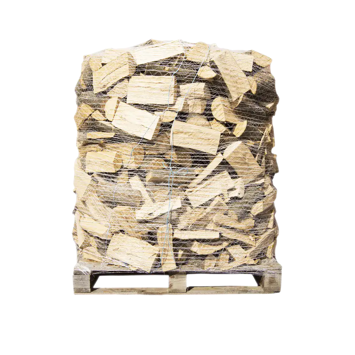 Buchen Premium Brennholz 25cm, rindenfrei auf Palette im Netz, ca. 1,6 srm-1rm, 500 kg