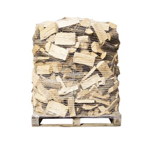 Buchen Premium Brennholz 25cm, rindenfrei auf Palette im Netz, ca. 1,6 srm-1rm, 500 kg