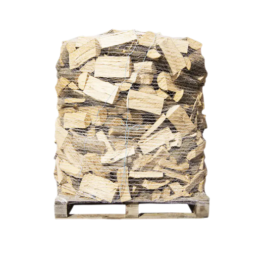Buchen Premium Brennholz 25cm, rindenfrei auf Palette im Netz, ca. 1,6 srm-1rm, 500 kg